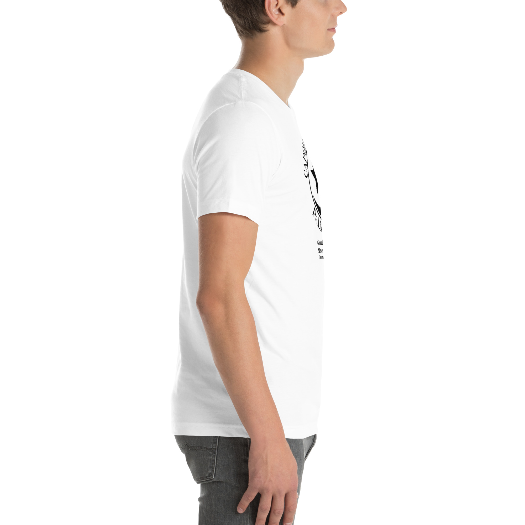 Palmarinos Unisex T-Shirt B/W - Image 5